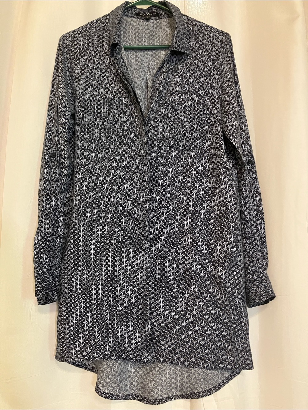 Velvet Heart Navy and White Printed Tunic